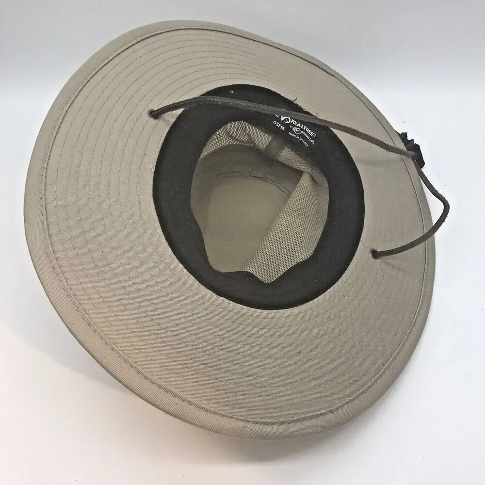 Realtree Tan Camo Aussie Bush Boonie Field Hat Fedora Hunting Fishing Headwear
